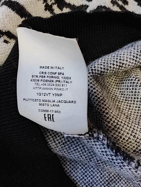 Pinko originál luxusnej kvalitný dámsky sveter m/l, pinko,m