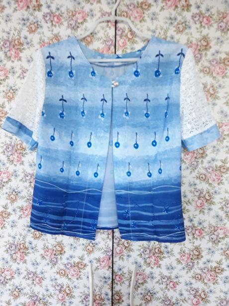 Dievčenské šaty s bolerkom, 164