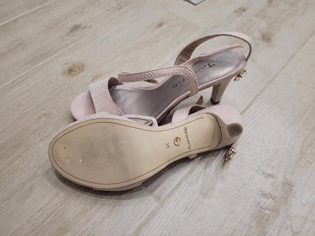 Sandálky na opätku, tamaris,38