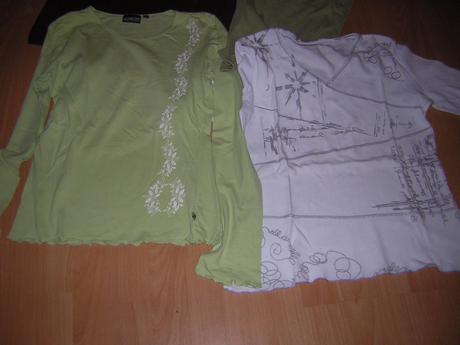 Balík dámskych tričiek dlhý rukáv vel. s, s