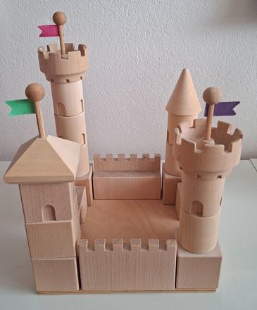 Stavebnica drevený hrad top stav,