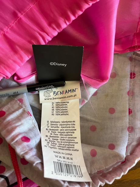 Vrecko na prezuvky minnie mouse, 