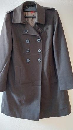 Hnedý jarný/jesenný kabát zn. michelle windheuser, xl