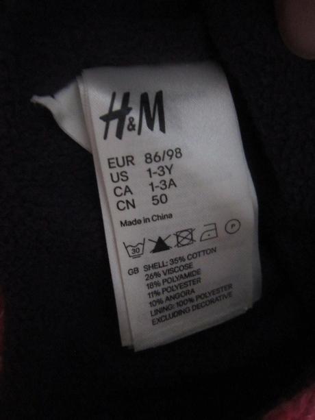 Čiapka na zimu, h&m,86
