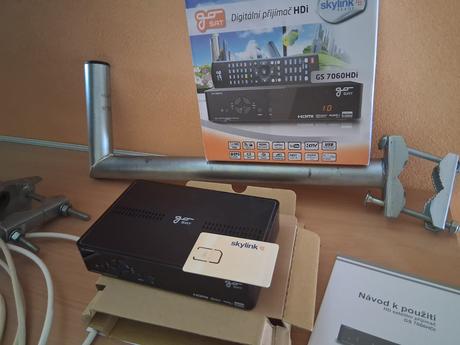 Kompletná zostava skylink set-top box satelit kart, 
