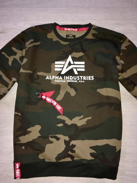Alpha industries panska nova mikina+privesok, xxl