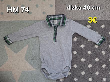 Body karovana kosela 74/80, h&m,80