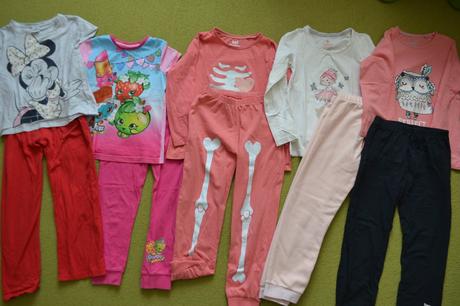 Letné pyžamka 2 kusy v 5/6 -110/116, f&f,110