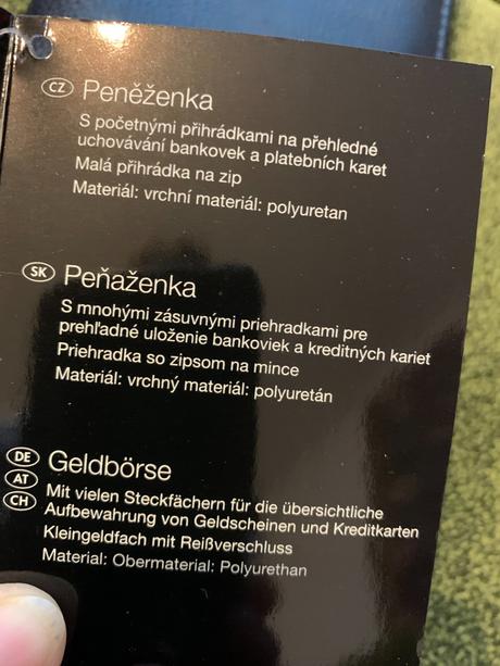 Peňaženka, 