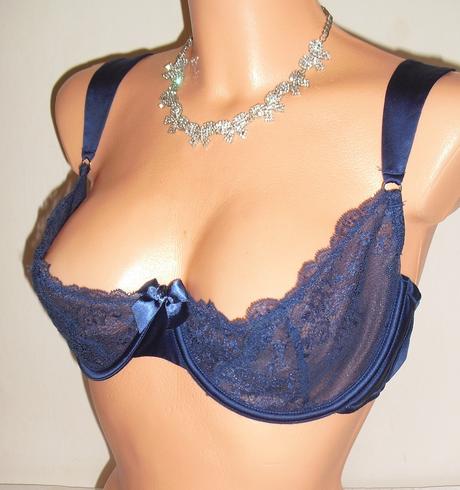 Hodvabna luxusna podprsenka so satenom, 75d