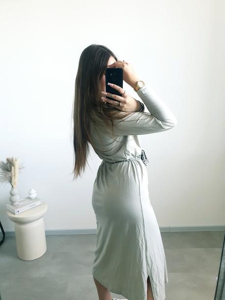 Tričkové midi šaty m, h&m,38 / m