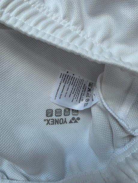 Yonex kratase biele + 2x kratase a tričko, xl