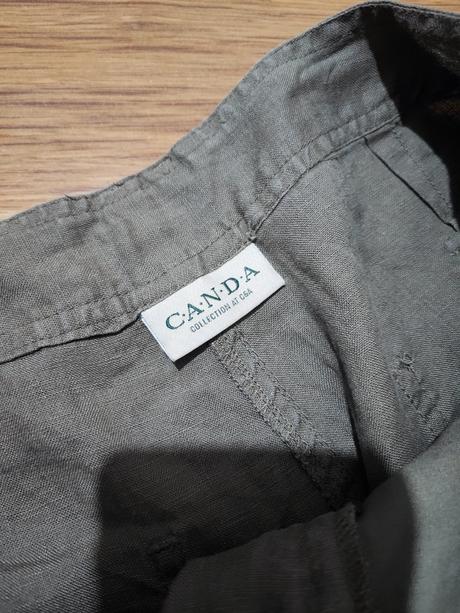 Široké ľanové nohavice, c&a,l