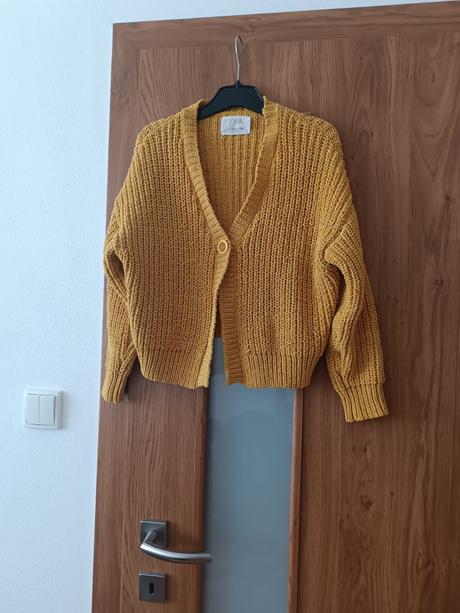 Dievčenský pletený sveter, zara,152