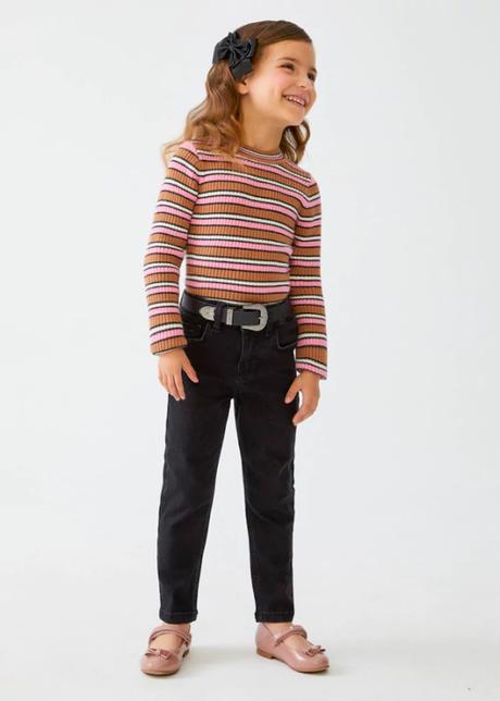 Abel&lula- pletený pruhovaný top v.140, 140