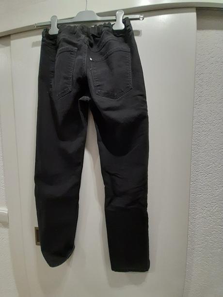 Rifle s elastanom, regulovateľný pás 164 slim fit, h&m,164