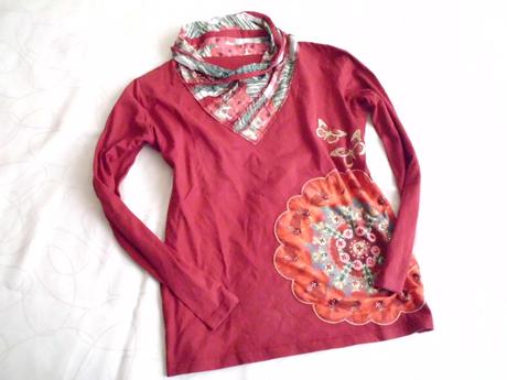 Tmavočervené, desigual,xl