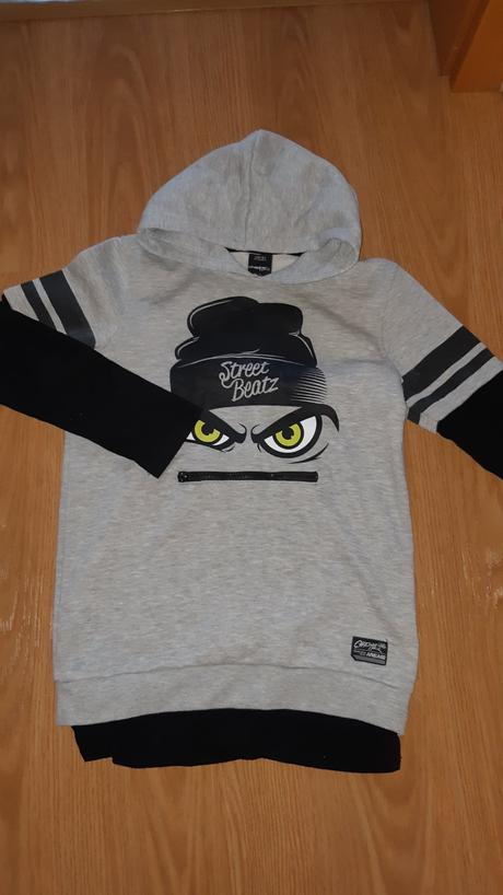 Mikina s kapucňou - aplikácia na prednom diely, dopodopo,146