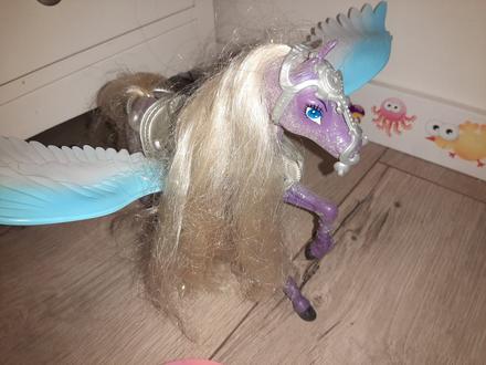 Pegas, 2x krídla, modré a ružové, 