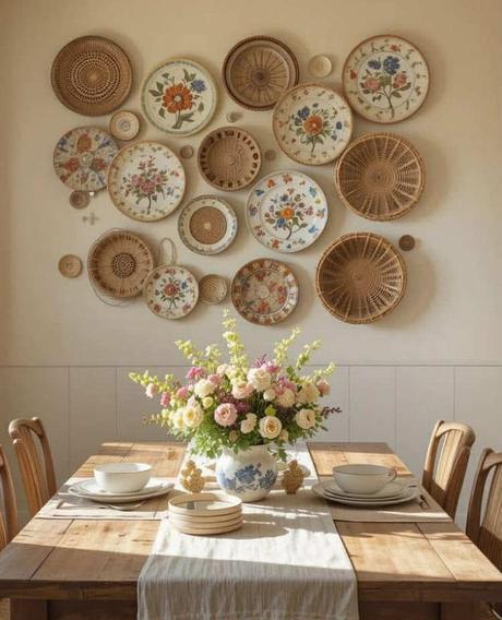 Hlboký tanier s kvetinovým vzorom, 