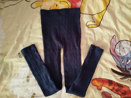 Pletené legíny 158/164, 158