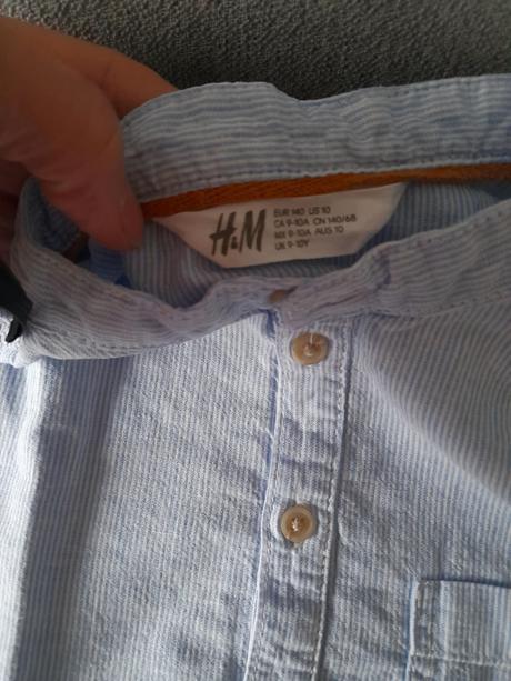 Chlapčenská ľanová košeľa veľ. 140, h&m,140