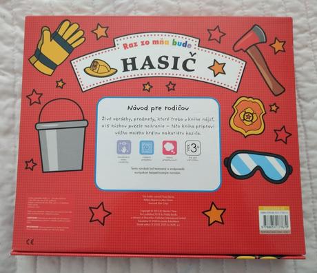 Kniha s puzzle raz zo mňa bude hasič,