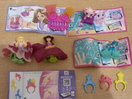 Kinder hračky kus za 0,50 eur,