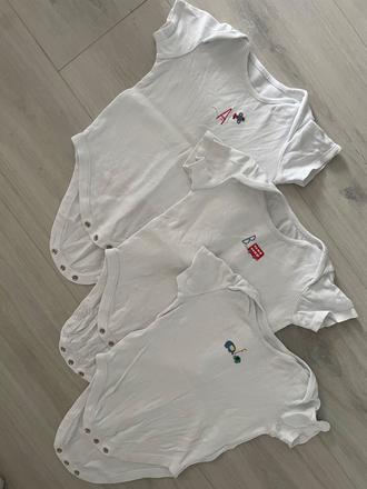 3x body letne biele, 68