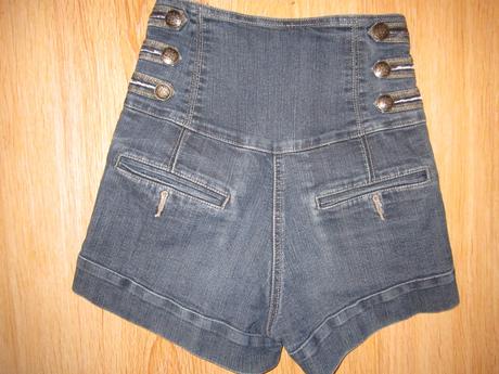 Dámské šortky -34- denim, denim,34