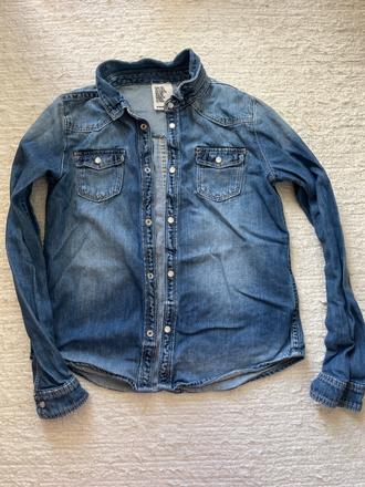 Košeľa riflova, denim,140