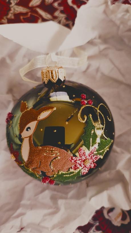 Ručné maľované sklenené gule,