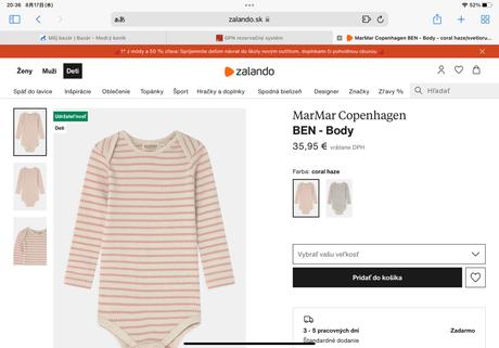 Marmar copenhagen body 4-6mesiac, 68