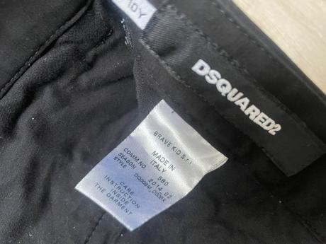 Dsquared2 luxusné elegantné nohavice, 128