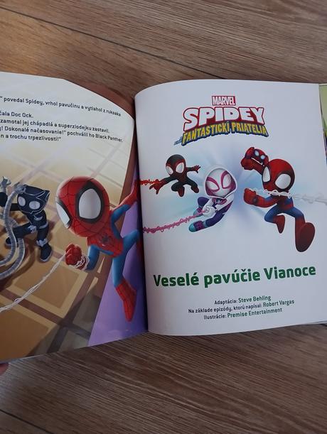 Knižka marvel - spidey príbehy pred spaním, 