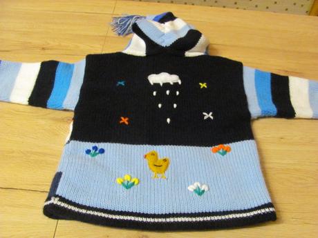 Pletený sviatočný svetrík veľ. 110, 110