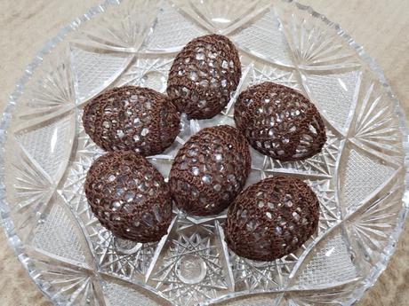 Háčkované vajíčka - a22,