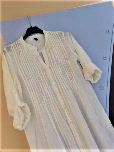 Jemná gázová košeľa, benetton,m