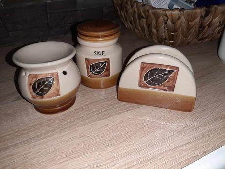 Keramická set retro,