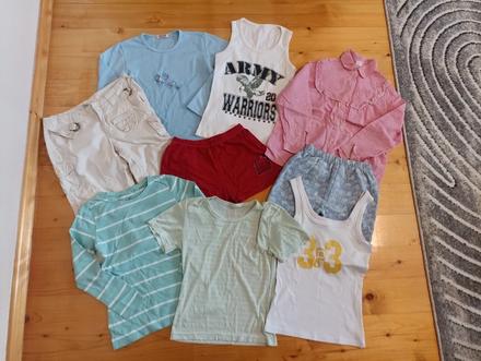 Balík detských vecí veľ. 128, 134, 140, 122–134