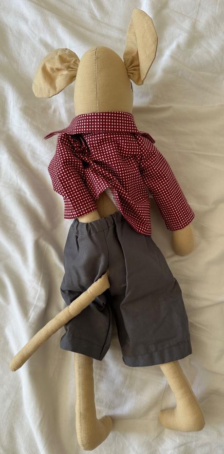 "nová" látková myš (handmade)výroba za 10e, 