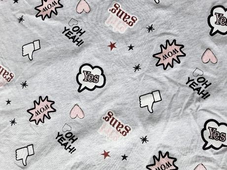 Dámske sivé tričko krátky rukáv s potlačou (l), l