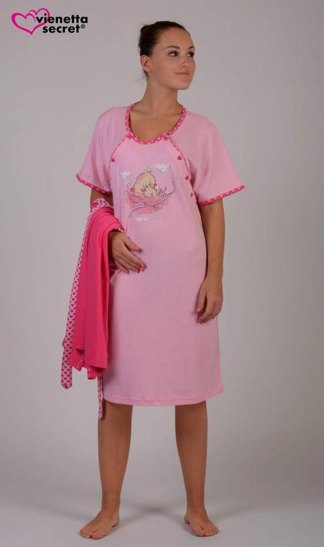 Materská nočná košieľka so županom, vienetta secret,l / m / s / xl / xxl