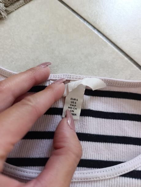 Tričko s dlhým rukávom, h&m,s