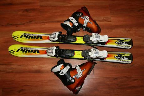 Detské lyže volkl race tiger 90 cm , lyžiarky, volkl,90-99 cm