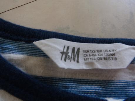 Tričko, h&m,128