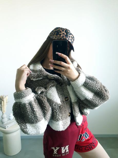 Kožušinová bundička s/m, s