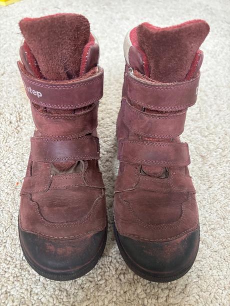 Zimné kožené topánky d.d.step v.34, d.d.step,34