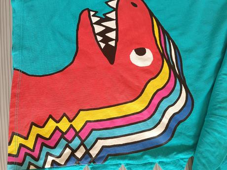 Tričko s farebným dinosaurom, palomino,122