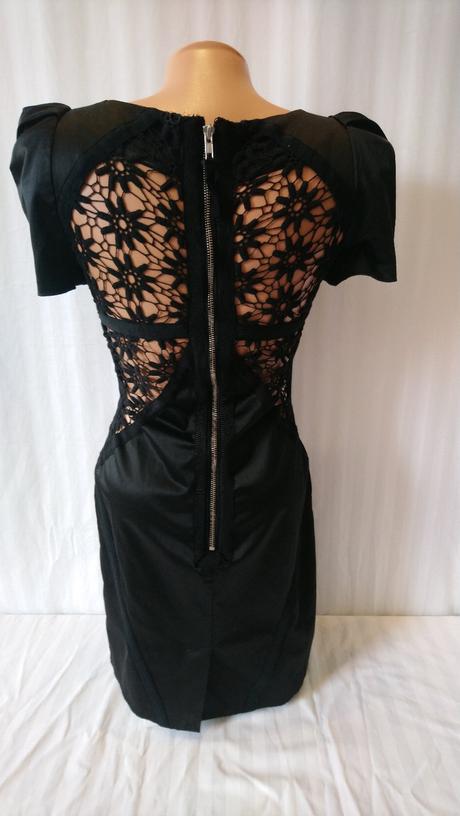 Dámske čierne šaty, gold by giles, new look,xs